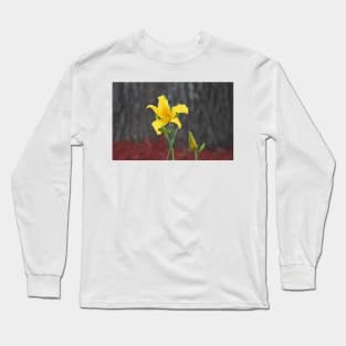 Yellow Stargazer Lily Long Sleeve T-Shirt